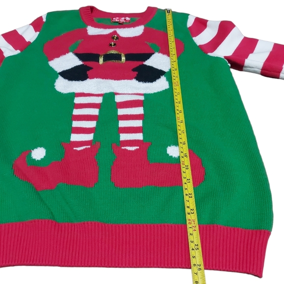 To Be Jolly Women's Christmas Sweater Size Medium EUC - Picture 5 of 7